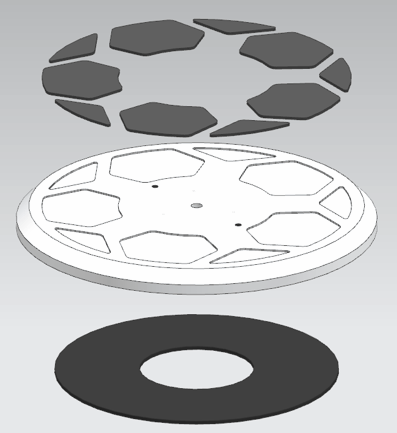 THORENS TD404DD Platter